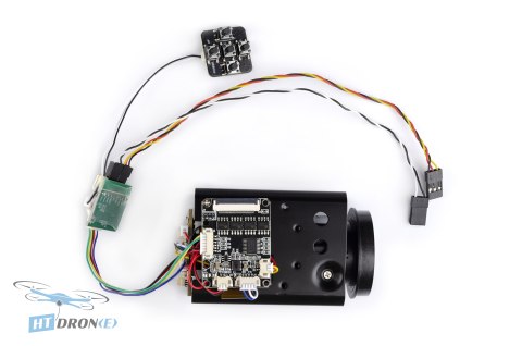 Top view of Foxeer 30x Zoom 700VL CMOS camera with PCB details