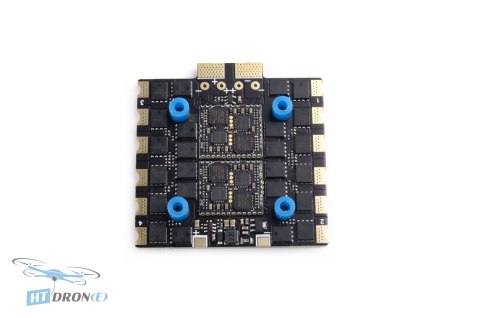 Hobbywing XRotor F7 80A ESC 8S AT-RTF FC - top-down view of the main board and components