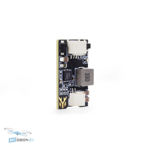 HGLRC BEC Module HGLRC 5-12V top-down view printed circuit board