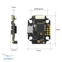 IFlight Borg 5S RX FPV flight controller included accessories size reference