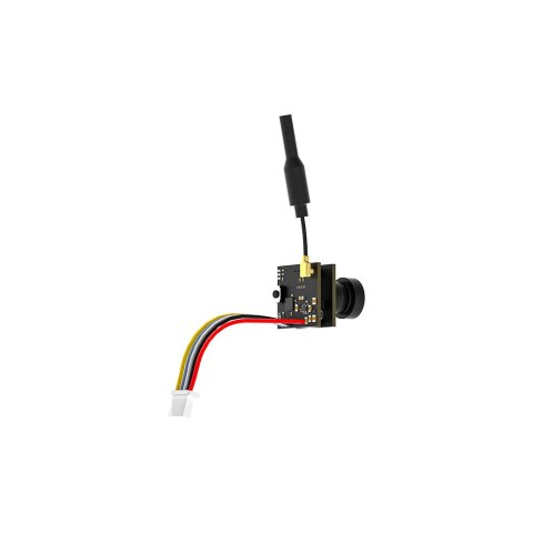 Rear view of iFlight Borg FPV camera VTX module, Micro 5.8G module connectors