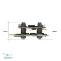 IFlight Borg 5S RX Stack - size comparison with accessories, drone parts shop