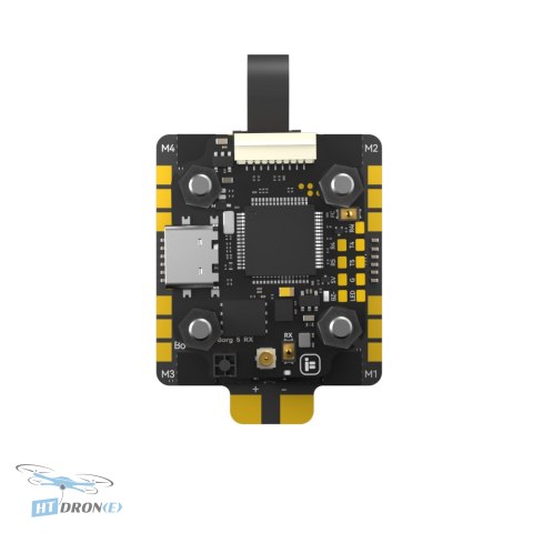 IFlight Borg 5S RX Stack rear view with connector ports buy now at HTDRONE