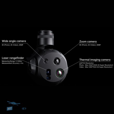 Reebot UniPod MT11 gimbal camera from multiple angles buy at HTDRONE