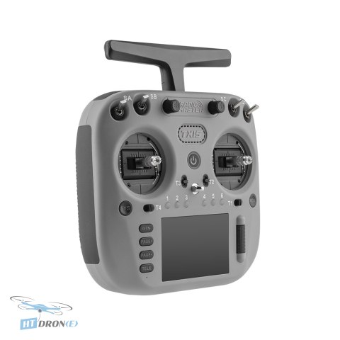 RadioMaster TX15 ExpressLRS Blue RC transmitter - rear view and ports, shop price