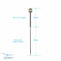 GEPRC Peano 5.8G LHCP MMCX FPV antenna detailed close-up view price at HTDRONE