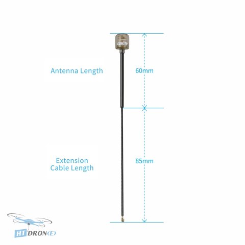 GEPRC Peano 5.8G LHCP MMCX FPV antenna detailed close-up view price at HTDRONE