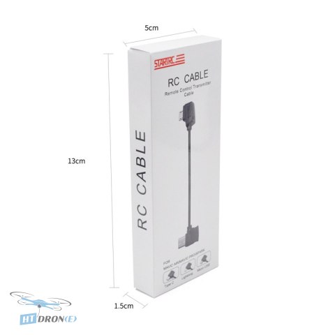 STARTRC white USB cable Lightning 30cm for drone - check price and buy at HTDRONE
