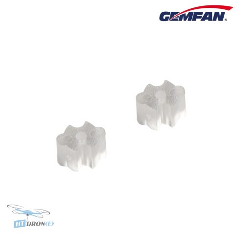 Gemfan WinDancer 3028-3 PC Red FPV propellers close-up 1.5mm mount and M5 adapter best price