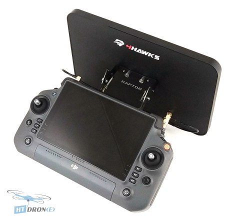 Inside 4Hawks Raptor XR antenna for DJI RC Plus M30T - top view of components