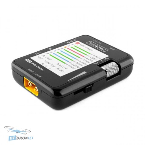 ToolkitRC MC8 FPV charger 3-quarter view buy now at HTDRONE