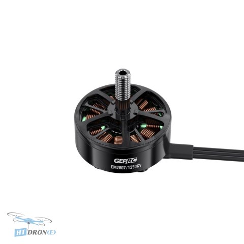GEPRC EM2807 1350KV FPV motor close-up, angled view, buy now at HTDRONE