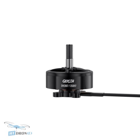 Rear of GEPRC EM2807 1350KV FPV motor, wire connectors, price at HTDRONE