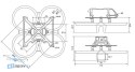 Detailed view of the grey BETAFPV Pavo Pico Brushless Whoop FPV frame HTDRONE shop