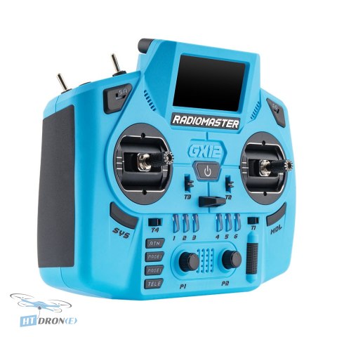 RadioMaster GX12 Crush Pink M2 RC Transmitter rear view with ports buy now