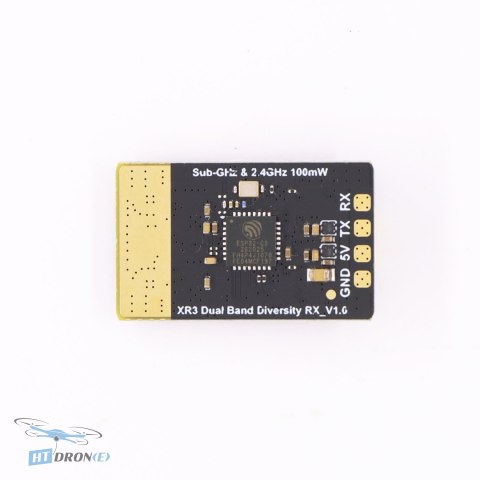Pilotix Receiver Pilotix ELRS 868M/2.4G Dual band 3/4 view with T-antennas PNP best receiver price shop