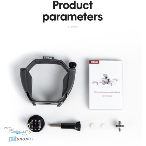 STARTRC Accessory Mount for DJI Mavic 3 - size and GoPro compatibility