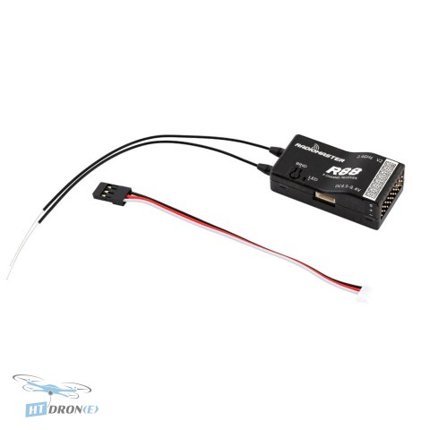 RadioMaster R88 V2 receiver packaging with accessories complete set to buy at HTDRONE store