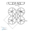 BETAFPV Meteor75 Pro Red red FPV frame packaging shop HTDRONE