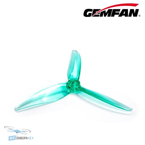 Gemfan Hurricane 5127-3 Clear Green FPV PC Durable propellers buy at HTDRONE