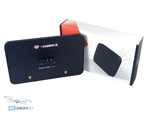 Packaging of 4Hawks Raptor XR antenna for DJI RC - kit contents for purchase at HTDRONE