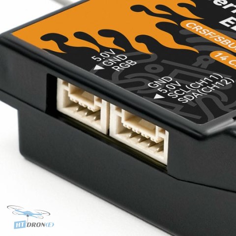 BETAFPV Diversity SuperP ELRS 2.4GHz 14H FPV receiver PCB components detail HTDRONE