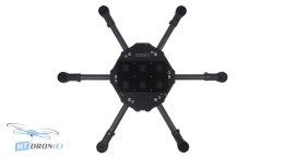 Detailed view of Pilotix Spider6 V2 10 inch carbon frame Partizan for sale