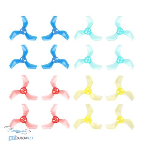 BETAFPV 40mm 3-blade propellers 1.5mm shaft multicolor 16pcs best price HTDRONE