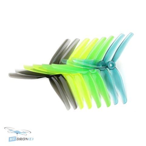 IFlight Nazgul F5 Yellow tri-blade FPV drone propellers side view best price HTDRONE