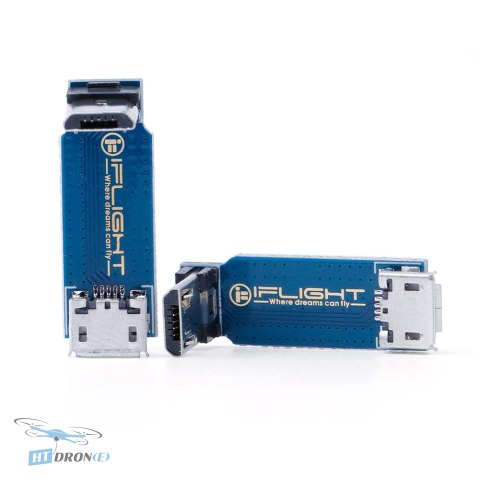 IFlight L-Type USB Micro USB Male Female 90 degree adapter - main product view HTDRONE