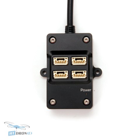Top-down view of Holybro CAN HUB Module with 42cm Cable – PCB component details