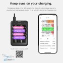 ISDT C4 AIR 40W - rear of charger with charging ports, buy now at HTDRONE