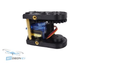 Partizan FPV Camera 19mm Servo Kit - rear of FPV camera showing connectors and servo detail